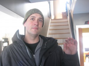 Pat with his wedding band