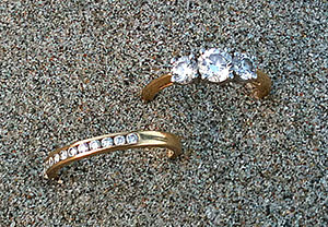 Two lost rings found in Sausalito