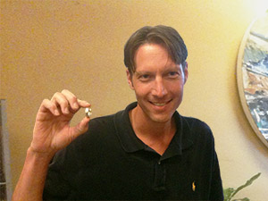 We found Josh's lost ring on Stinson Beach