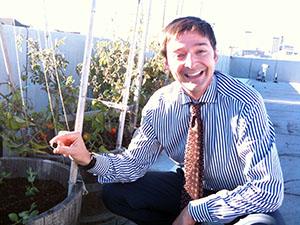 Jeff found his lost wedding ring in his rooftop garden in San Francisco