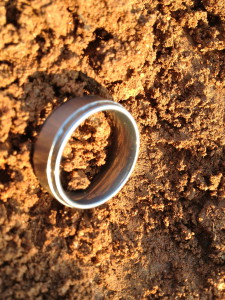 Trey's Tungsten wedding band