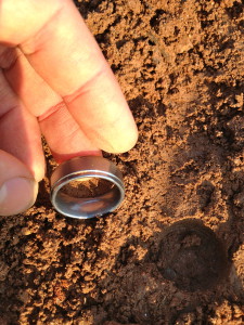 tungsten ring and hole