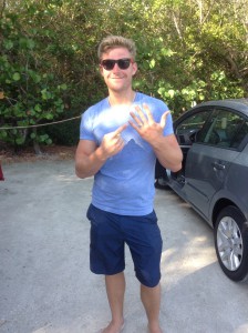 A happy Gavin McGuire