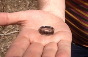 A nice Tungsten Ring Chris was thrilled to get it back