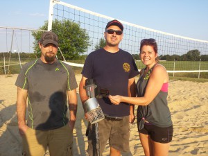 Volleyball court recovery