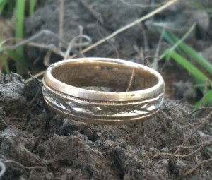 Ring found buried deep in the mud
