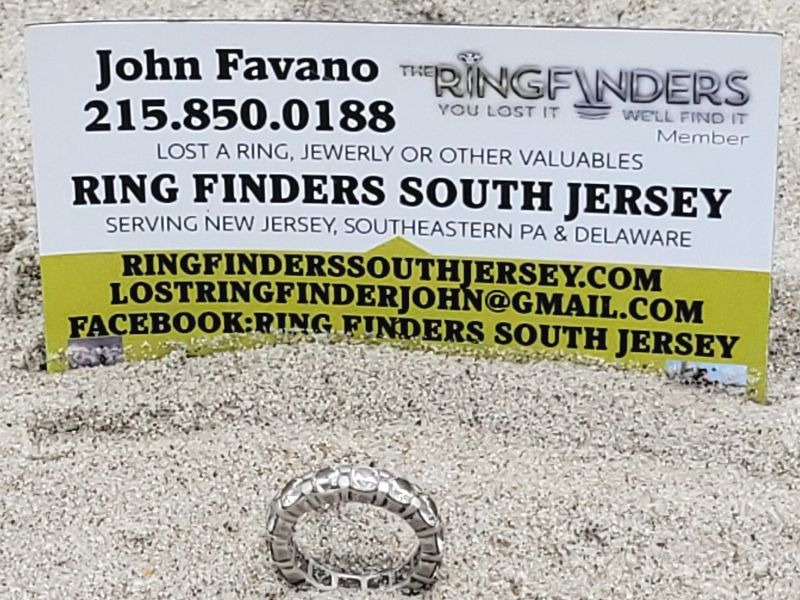 find a ring on the beach