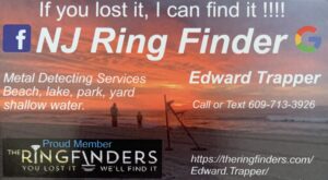 lost ring lbi nj ring finder jersey shore ring finder
