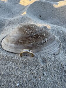 Edward Trapper Ring finder returning lost rings in Seaside Park