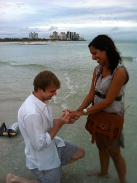 Like any guy madly in love, all that mattered was that she said YES!