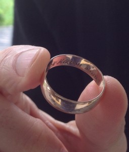 Dave's ring given to him by his grandfather