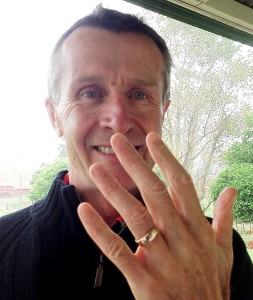 Dave reunited with his grandad's ring