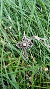 Lost Silver Cross Necklace in Delaware, OH. “FOUND”