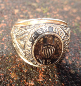 University Ring Found by Brian Rudolph, lost ring in snow, lost and found
