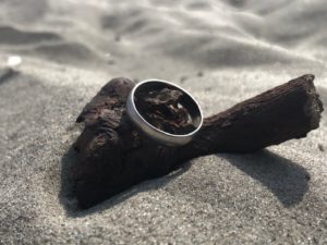 Lost Platinum Wedding Band