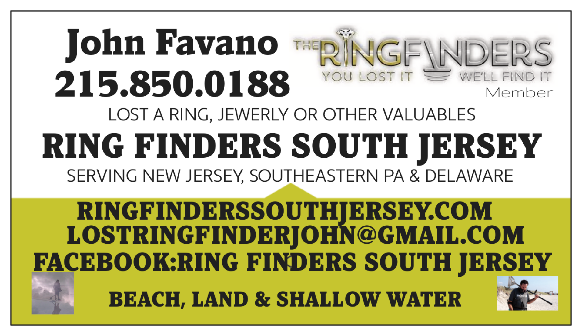 ocean city nj ring finder