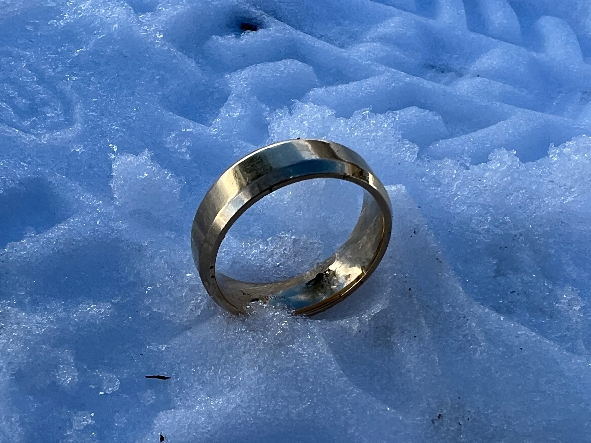 How to find a lost ring in the snow, Langley, BC.