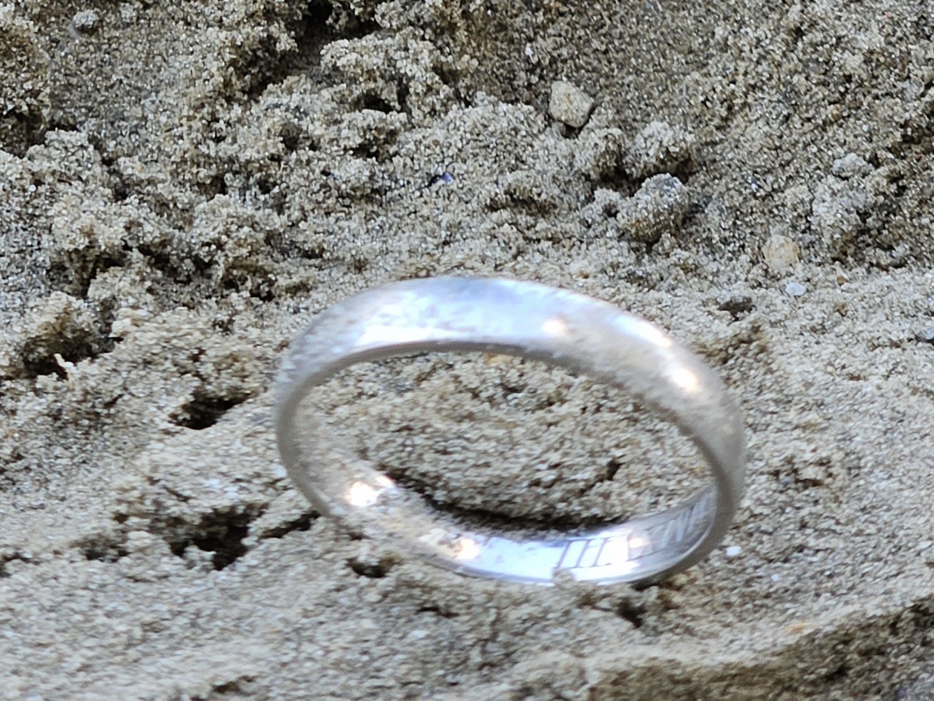 How to find a lost ring in the sand