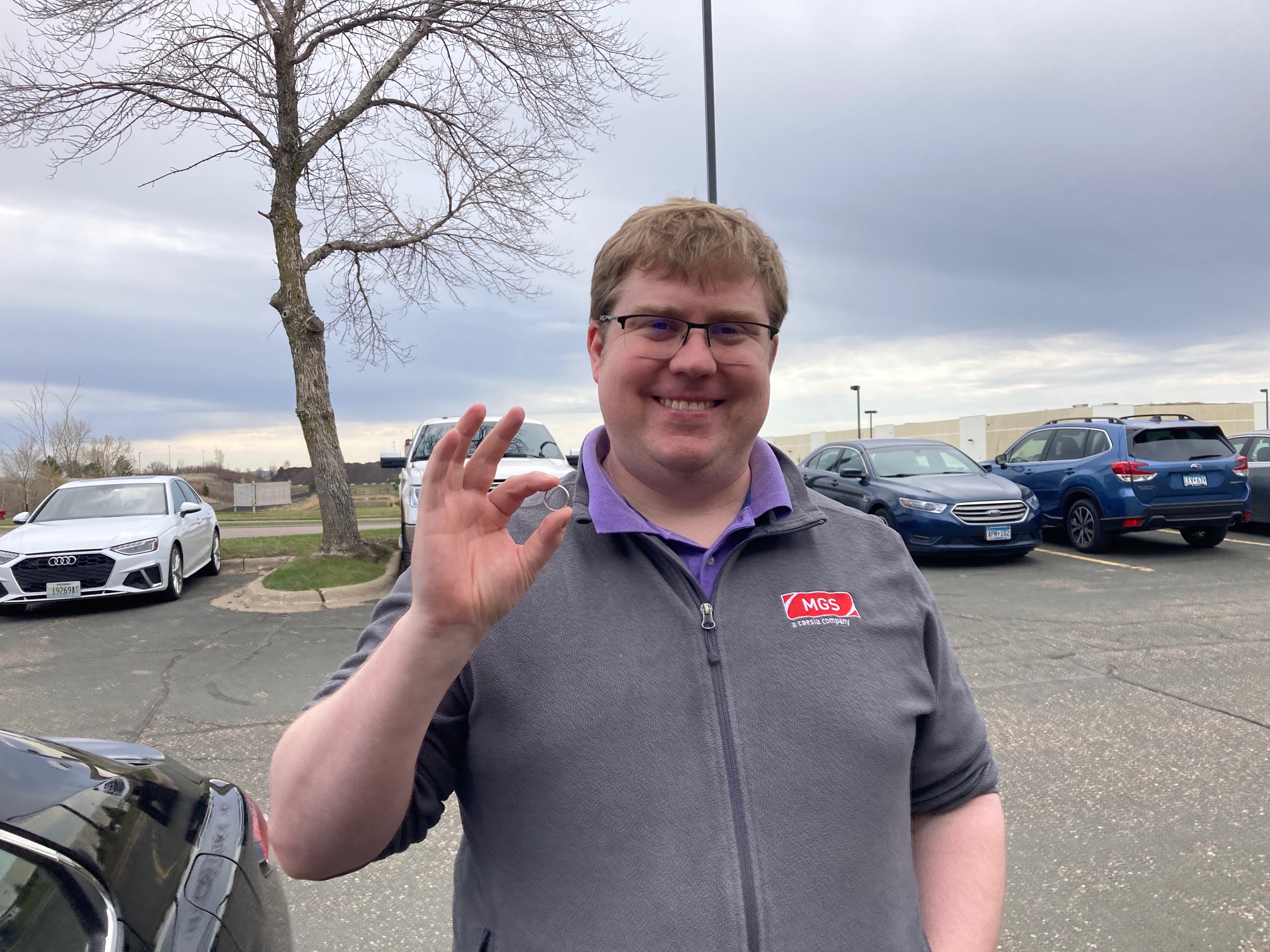 Minnesota lost wedding ring recovered metal detecting