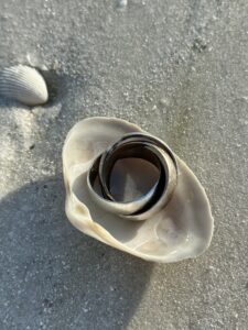 Silver ring found on marco island beach