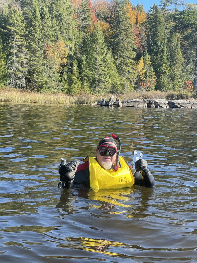 Lost phone found in Algonquin Park lake