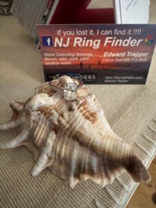 Edward Trapper NJ ring Finder lost Ring LBI