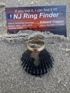 How to find a lost ring on the beach