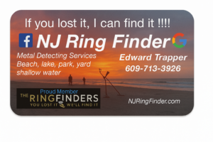 Find lost ring Cape May New Jersey find lost Ring LBI New Jersey find lost ring Seaside, Port, New Jersey find lost Ring Manasquan NJ