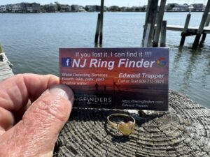 Metal detector near me find lost Ring LBI find lost Ring Beach Haven find lost Ring Surf City find lost ring ship bottom