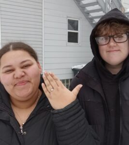 Khaliya and her ring with Celeste! #2