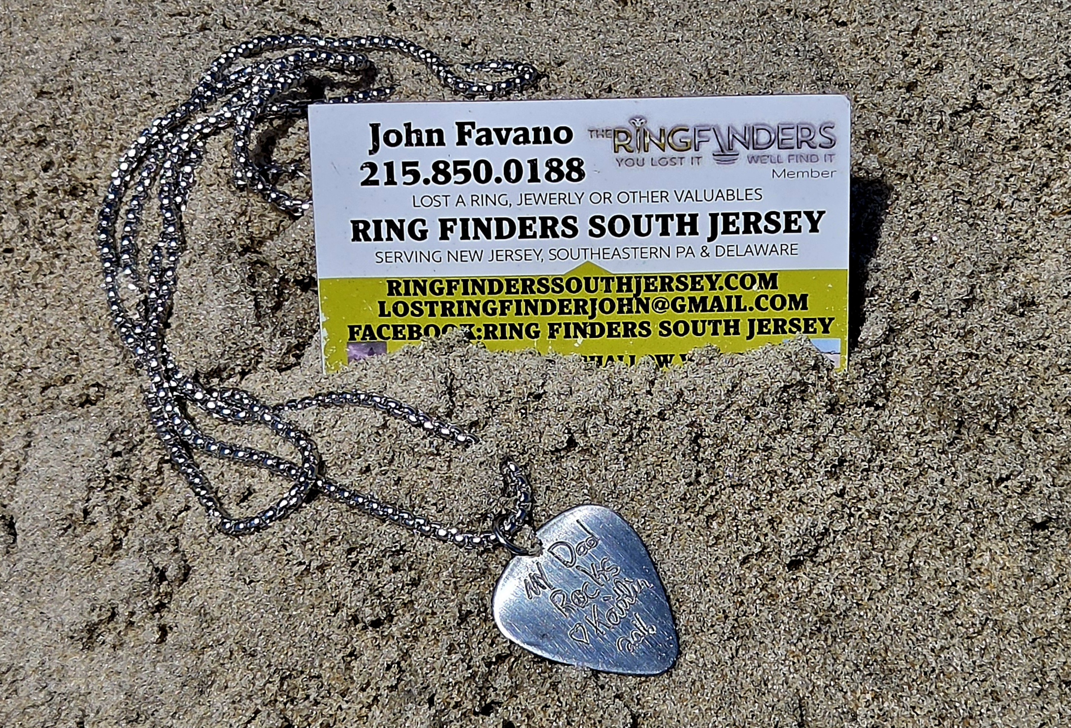 NJ Lost ring finder ocean city nj