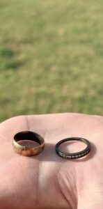 recovered lost ring oklahoma lake