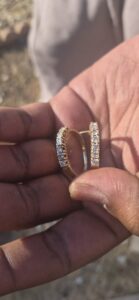 I had a call from a lady who was pretending to play fetch with her dog and when she threw her arm out her ring and ring guard both came off. She found her ring near her feet but the ring guard was nowhere to be found. Until I found it about 60 ft away in a place that shouldn't have been haha. We figured the dog must have carried it over there and dropped it. Persistence pays off!