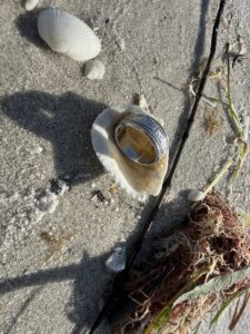 White gold ring found bonita beach