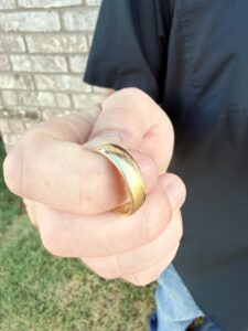 gold ring recovered in oklahoma