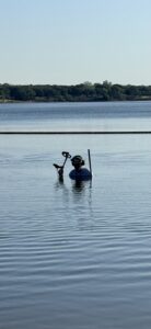searching lake for lost ring