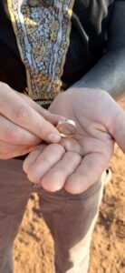 recovered gold ring from oklahoma lake